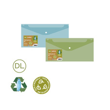 Spisové desky s drukem LUMA ECO - DL / barevný mix