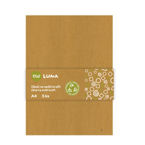 Obaly na sešity ECO LUMA - A4 / kraft / 5 ks