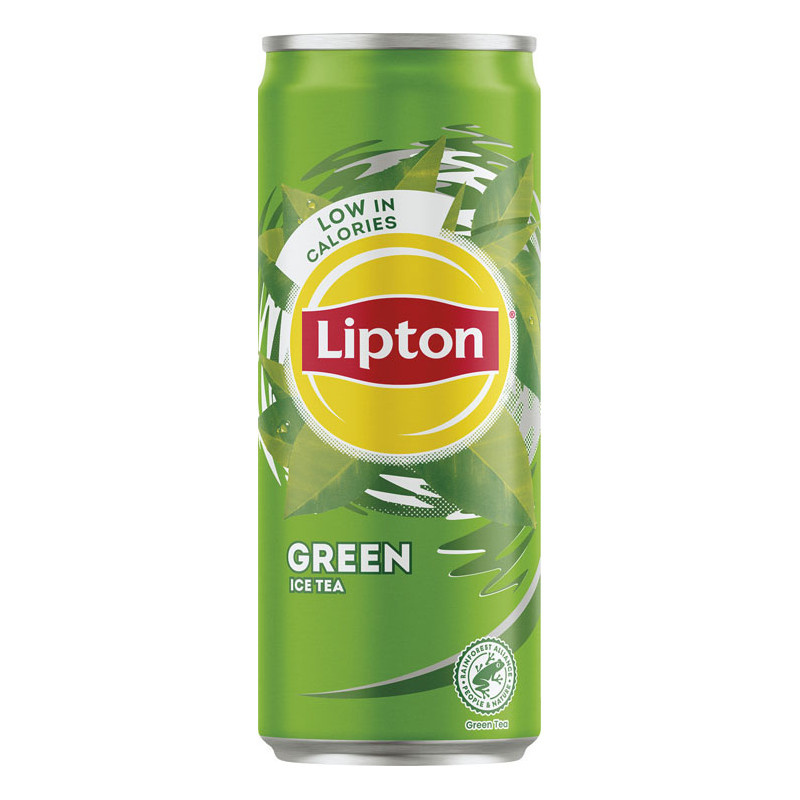 Ledový čaj Lipton Ice Tea Green 0,33 l / plech