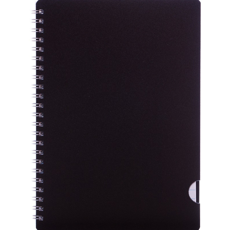 Blok BOBO Plastic s boční spirálou - A5 / linka