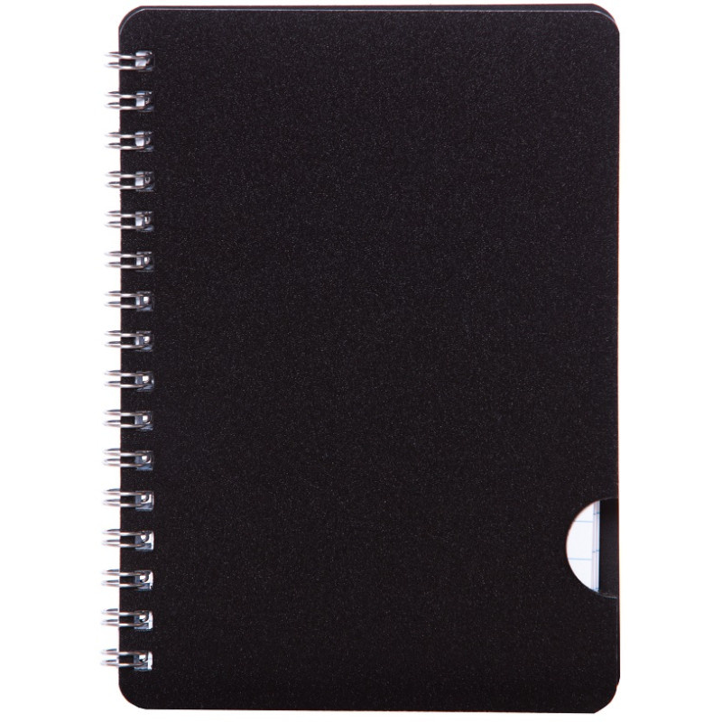 Blok BOBO Plastic s boční spirálou - A6 / linka