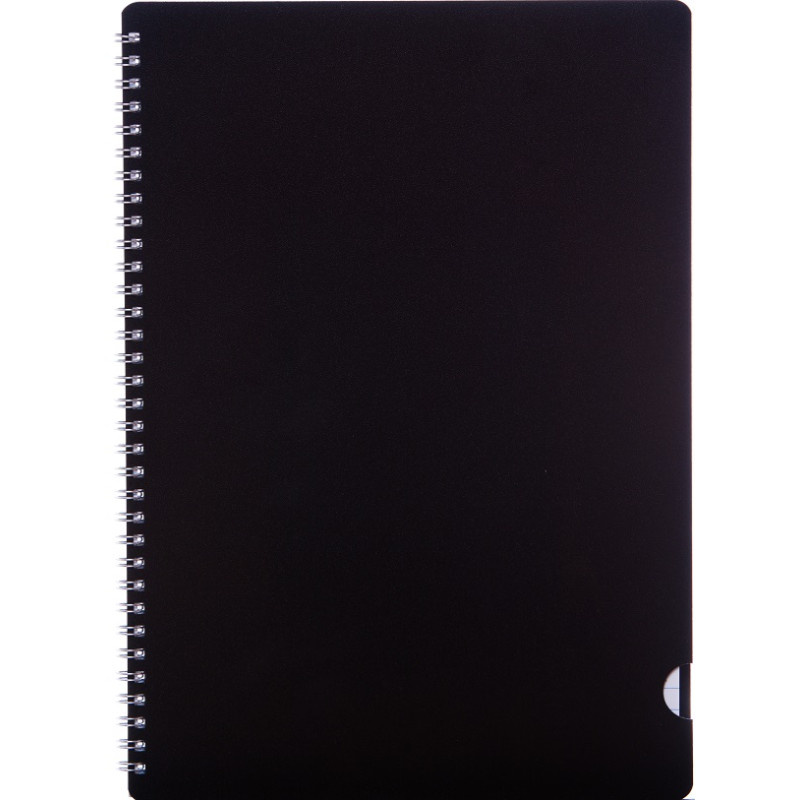 Blok BOBO Plastic s boční spirálou - A4 / linka