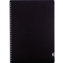 Blok BOBO Plastic s boční spirálou - A4 / linka