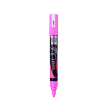 Popisovač křídový UNI Chalk Marker PWE-5M / fluo růžová