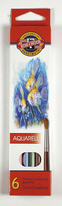 Pastelky Koh-i-noor Aquarel školní / 6ks
