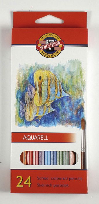 Pastelky Koh-i-noor Aquarel školní / 24ks
