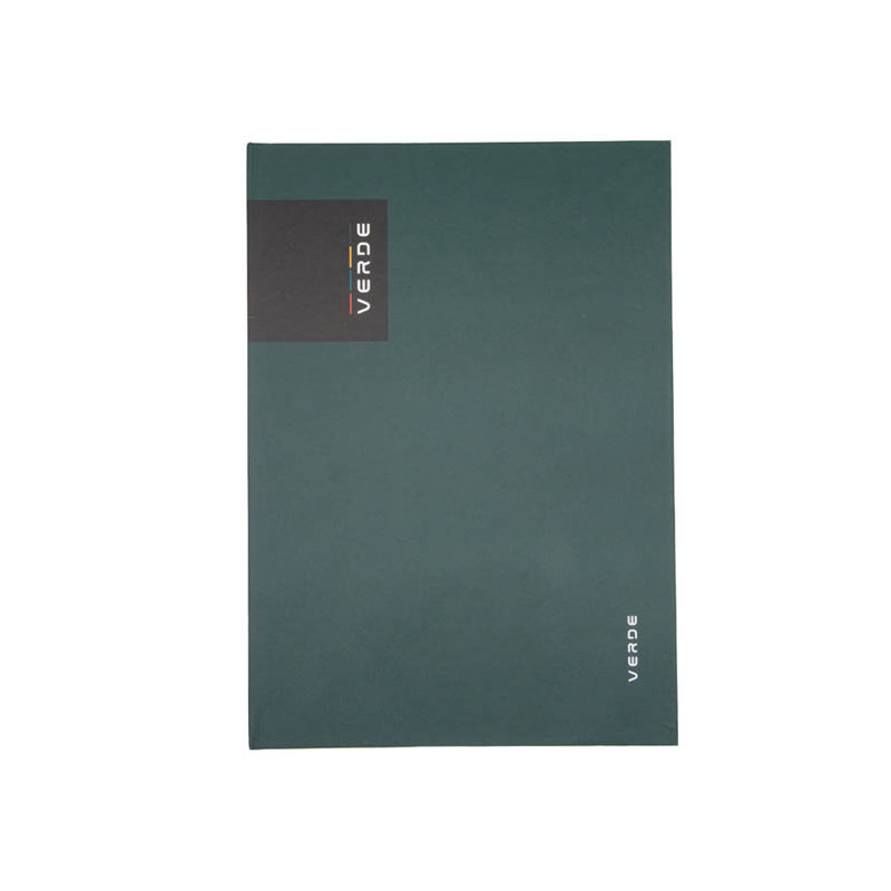 Kniha záznamní VERDE - A4 / linka / 96 listů / zelená