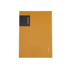 Kniha záznamní VERDE - A4 / linka / 96 listů / hořčicová