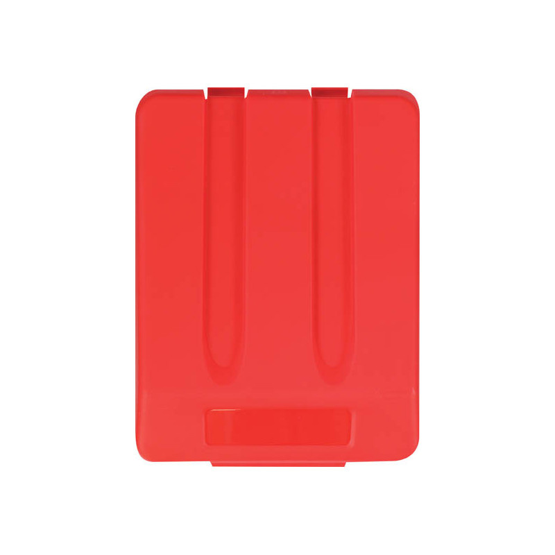 Víko na odpadkový koš na tříděný odpad - červená