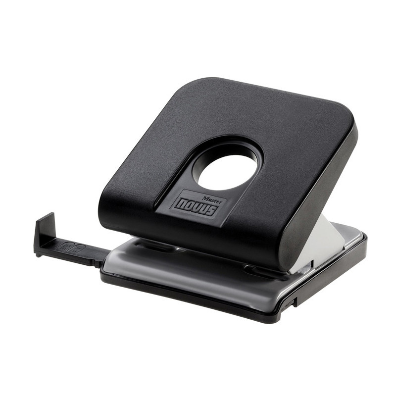 Kancelářský děrovač Novus Master / černá-šedá - 25 listů