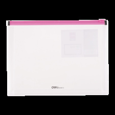 Spisové desky DELI Fashion na zip - A4 / barevný mix