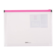 Spisové desky DELI Fashion na zip - A5 / barevný mix