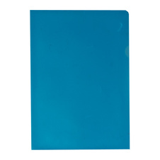 Zakládací obal A4 barevný - tvar L / modrá / 100 ks
