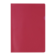 Zakládací obal A4 barevný - tvar L / červená / 100 ks