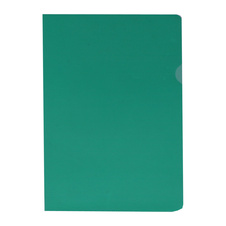 Zakládací obal A4 barevný - tvar L / zelená / 100 ks