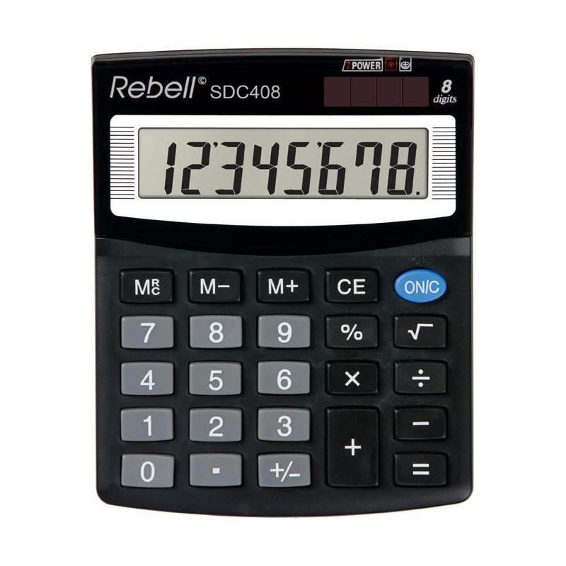 Kalkulačka Rebell SDC408+ displej 8 míst