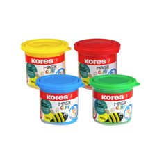 Modelovací hmota KORES MAGIK CLAY - klasické barvy 4 x 40 g