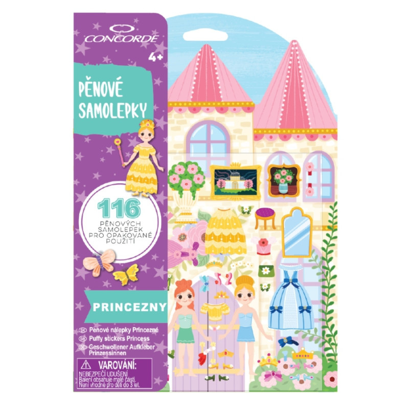 Samolepky pěnové CONCORDE - Princezny