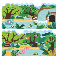 Samolepky pěnové CONCORDE - Džungle