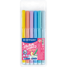 Popisovače Centropen PASTEL 7550/6 - sada 6 ks