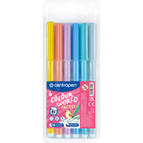 Popisovače Centropen PASTEL 7550/6 - sada 6 ks