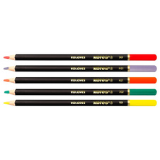 Pastelky Kores Kolores plechový box trojhranné / 50 barev