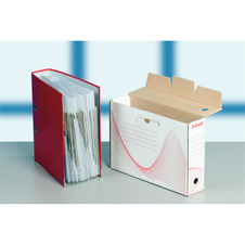 Box archivní A4 - hřbet 8 cm / bílá / 128080