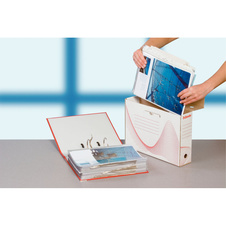 Box archivní A4 - hřbet 8 cm / bílá / 128080