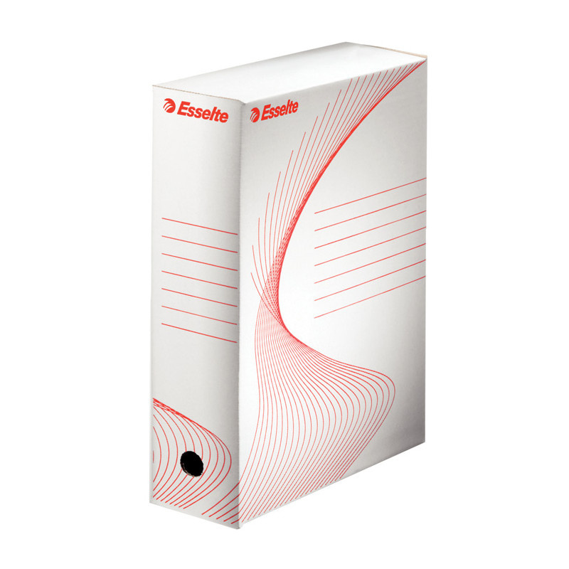 Box archivní A4 - hřbet 10 cm / bílá / 128102