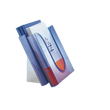 Prezentační odkladač - box / modrá transparentní