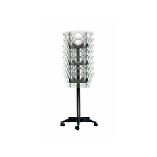 Prezentační odkladač - box / modrá transparentní