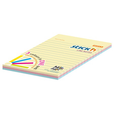 Samolepicí bločky Stick´n by Hopax - 101 mm x 150 mm / linka / 90 lístků / Magic / pastel