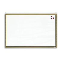 Tabule bílá magnetická v dřevěném rámu - 40 x 60 cm