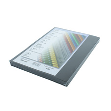 Desky pro kroužkovou vazbu přední strana - A4 / kouřová / 100 ks