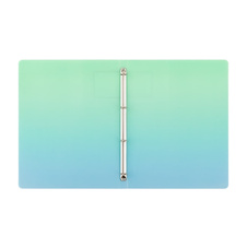 Desky A4 kroužkové OMBRE - 4 kroužek / zelená