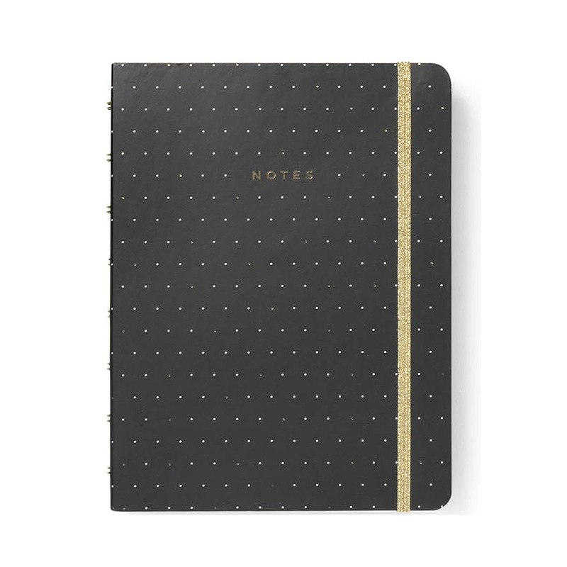 Blok Filofax Notebook Moonlight černá - A5/56l