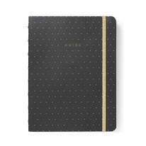 Blok Filofax Notebook Moonlight černá - A5/56l