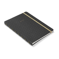 Blok Filofax Notebook Moonlight černá - A5/56l
