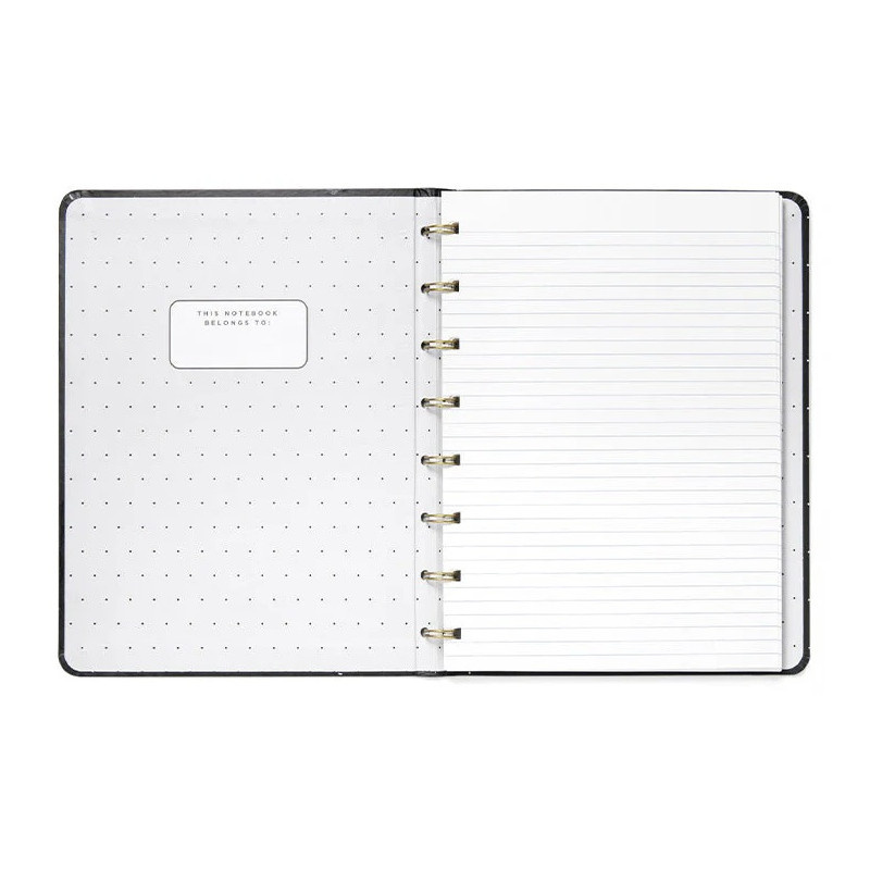 Blok Filofax Notebook Moonlight černá - A5/56l
