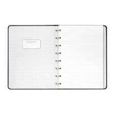 Blok Filofax Notebook Moonlight černá - A5/56l