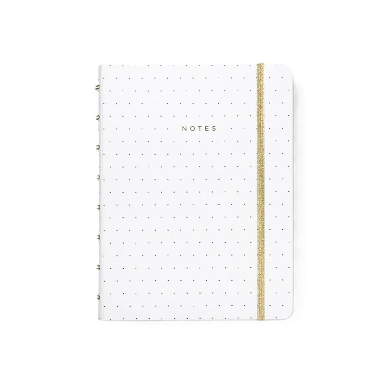 Blok Filofax Notebook Moonlight bílá - A5/56l