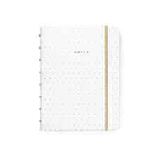 Blok Filofax Notebook Moonlight bílá - A5/56l