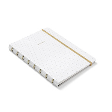 Blok Filofax Notebook Moonlight bílá - A5/56l