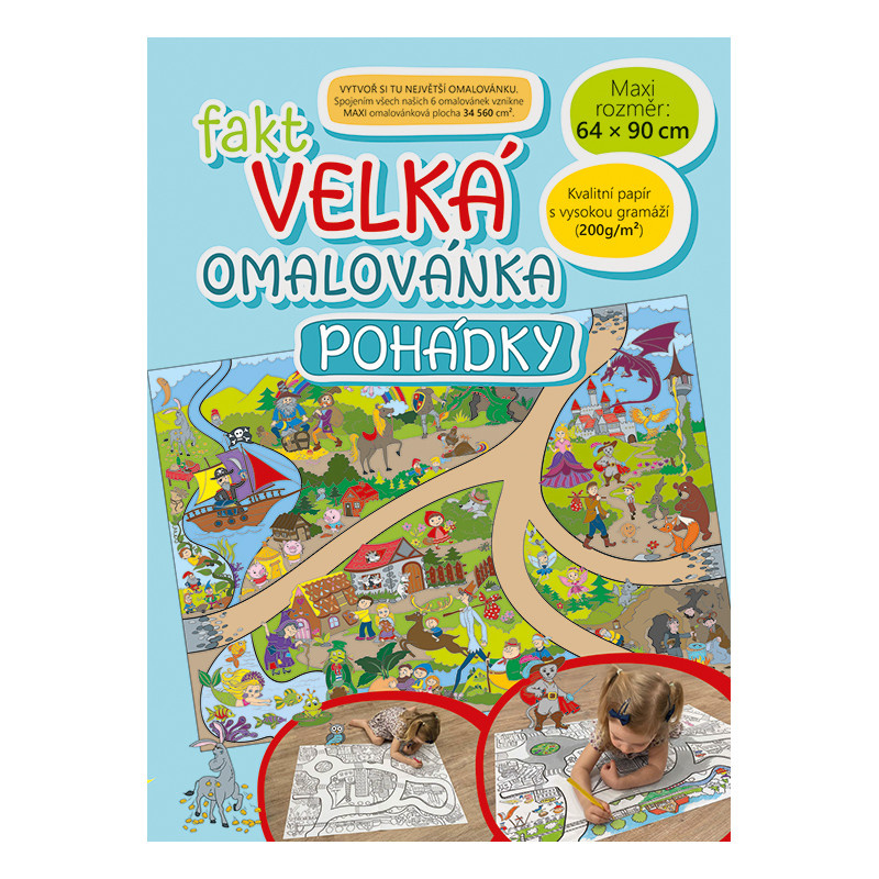 Fakt velká omalovánka Pohádky