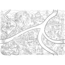 Fakt velká omalovánka Pohádky