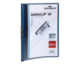Desky A4 Duraclip - kapacita 30 listů / modrá