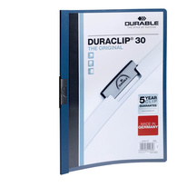 Desky A4 Duraclip - kapacita 30 listů / modrá