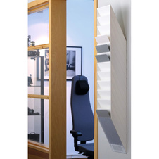 Držáky na prospekty Flexiboxx - 12 / A4 / bílý / na výšku