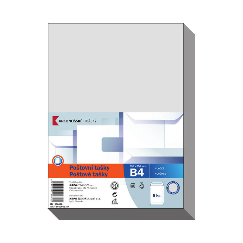 Obchodní tašky B4 obyčejné - 5 ks