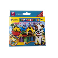 Barvy na sklo - 10 x 10,5 ml